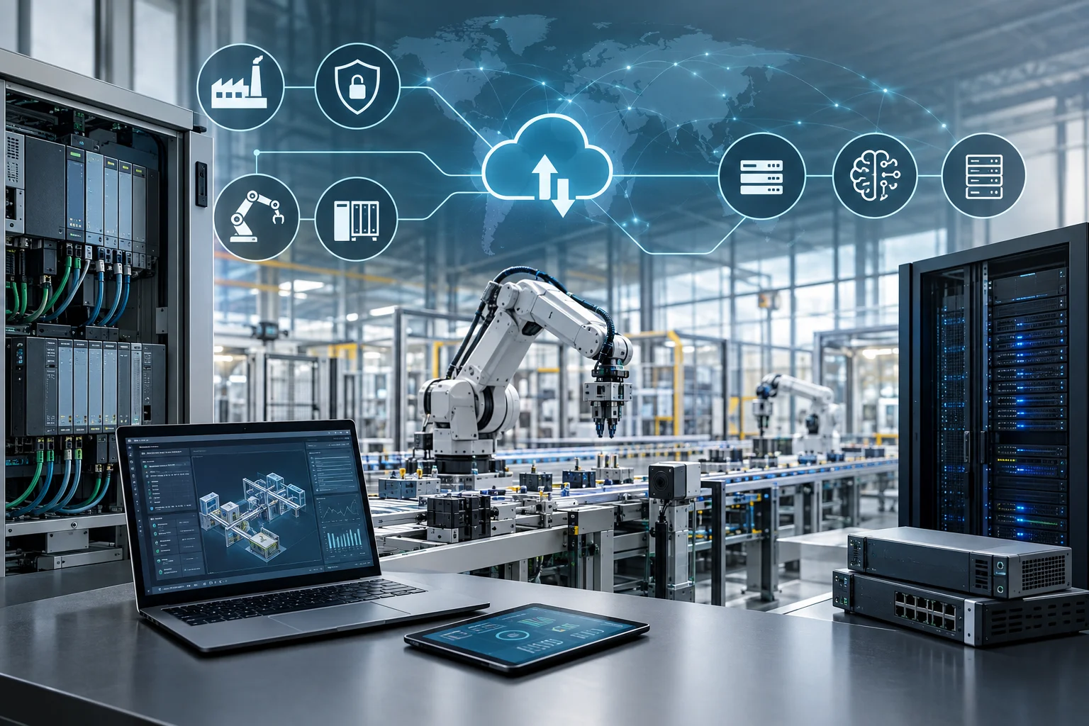 AI ilustrácia: Siemens a TD SYNNEX oznámili globálne distribučné partnerstvo pre IT/OT konvergenciu a physical AI