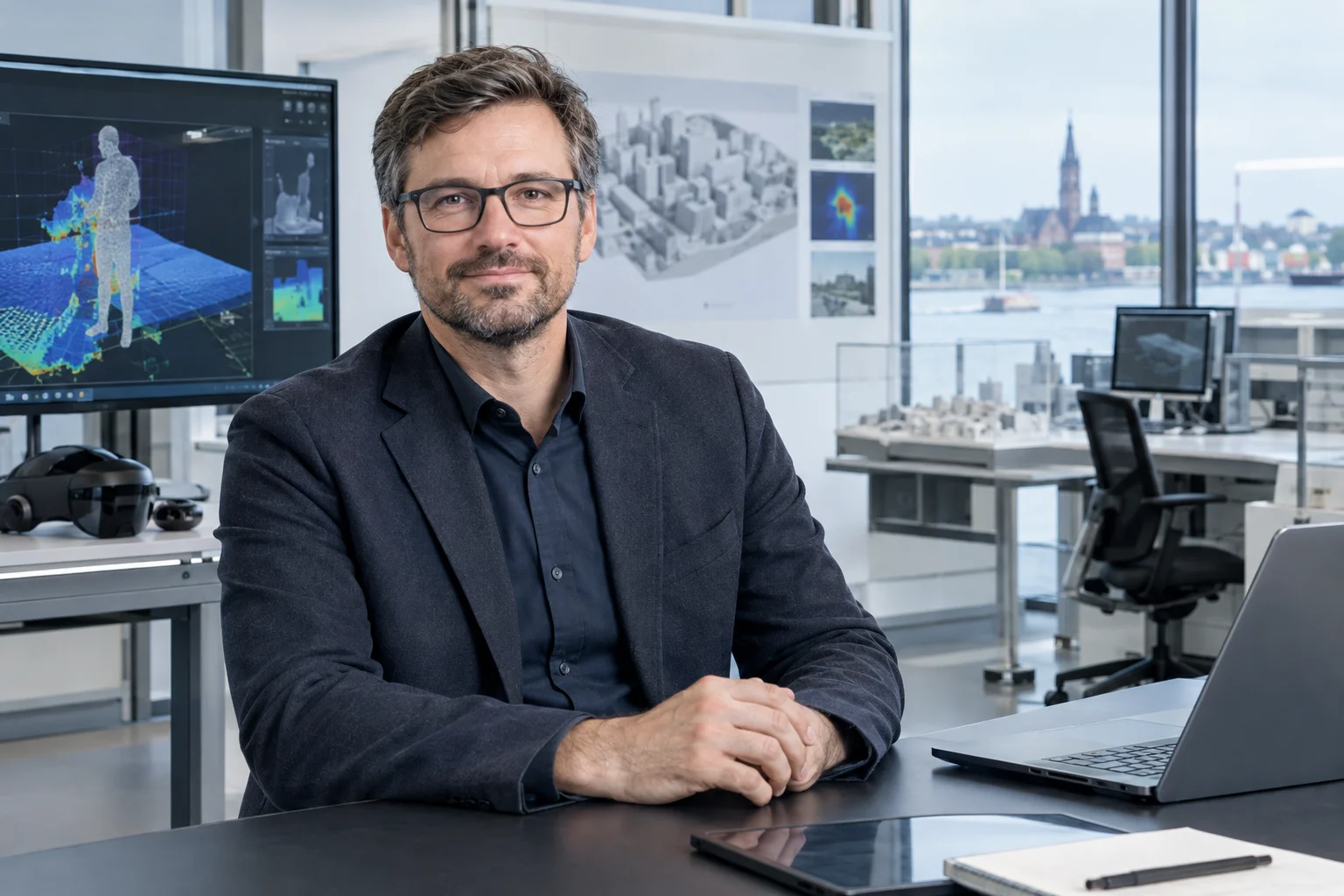 AI ilustrácia: Fraunhofer IGD rozšíril vedenie: Michael Sedlmair nastúpil do manažmentu ústavu v Darmstadte a Rostocku